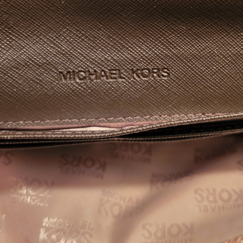 Michael Kors ~ Python Embossed Flat Slim Leather … - image 4